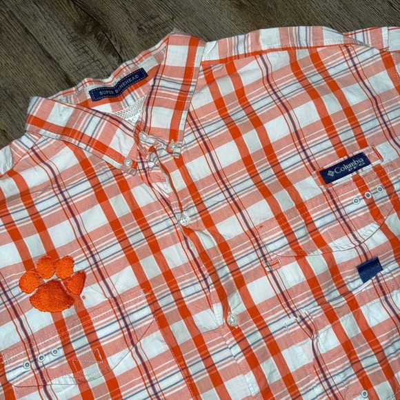 Columbia PFG• Clemson Tigers Super Bonehead Shirt - Picture 3 of 7